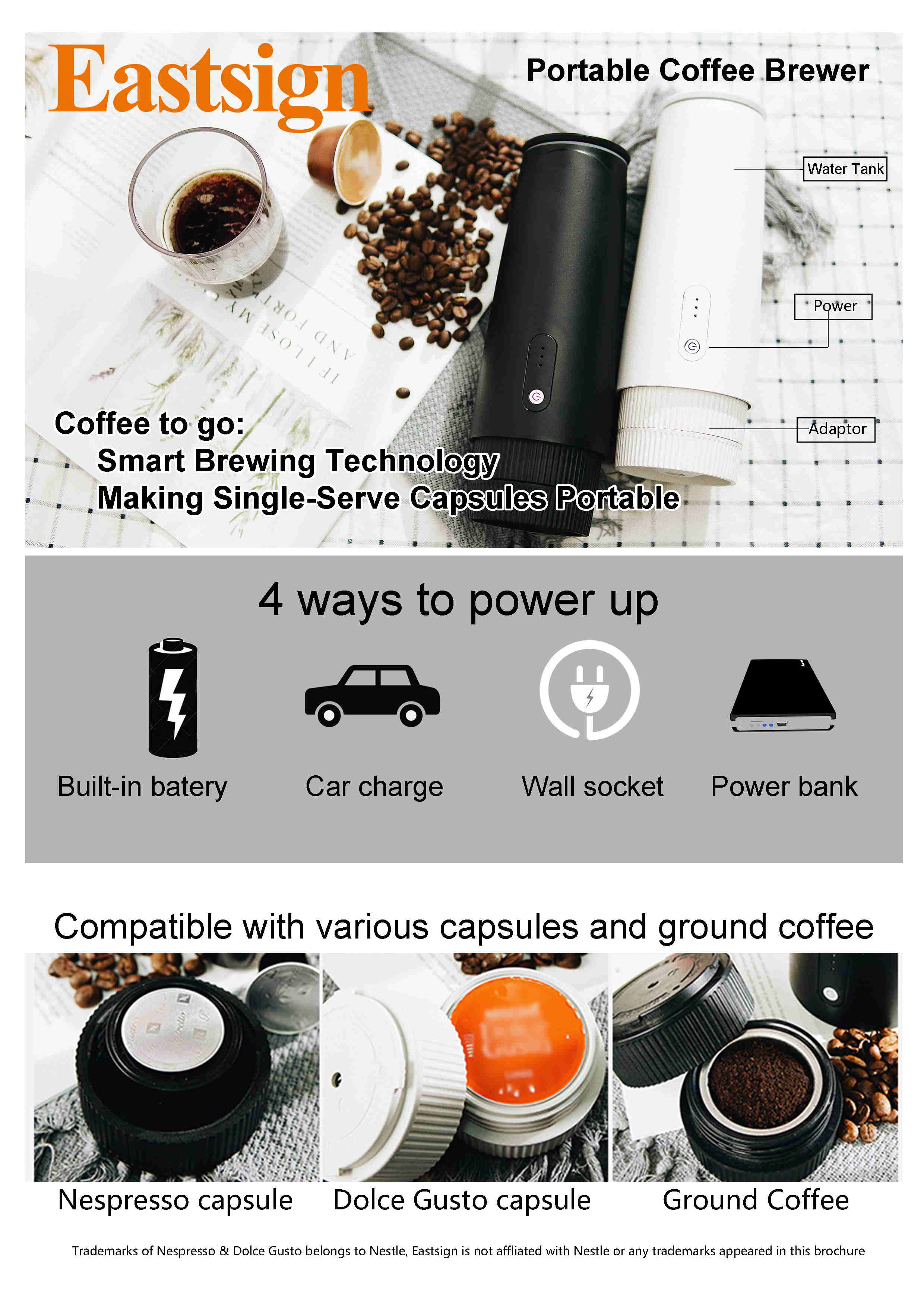Portable Coffee Brewer (Heating and Battery)